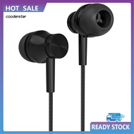 COOD Wired Earbud Fevers Sound Effect Powerful Bass Ergonomic 35mm Stereo Sports In-ear Earbud for R