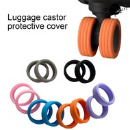 [SNNY] 12Pcs Silicone Luggage Wheel Covers Wear-resistant Chair Caster Covers Noise-Reducing Suitcase Spinner Wheel Protectors