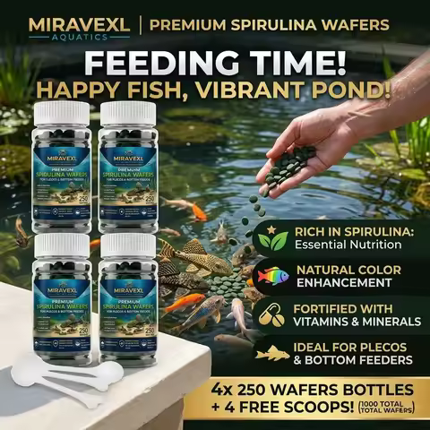 SIKEZHAN High Purity Spirulina Tablets for Bottom Fish Seaweed Nutrition Crystal Red Shrimp Pleco Aq
