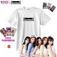 【KMUSE | LESSERAFIM】LESSERAFIM Logo Tee | KPOP Fan-made | Graphic Tee | Cotton