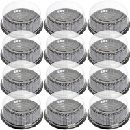 Kichvoe 20Pcs Round Cake Boxes with Lids Packing Box Cake Container Muffin Cheesecake Carrier Dome C
