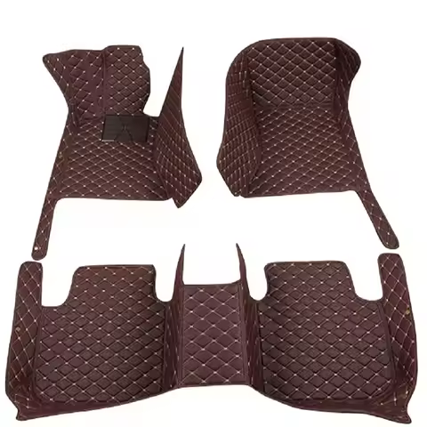 Custom Leather Car Floor Mats For Kia EV9 2022 2023 EV6 2020-2024 Picanto 2017-2022 sonet 2020-2024 