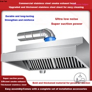 🔥Ready Stock🔥304 Stainless steel Exhaust Hood Commercial  Range Hood Kitchen Set Range Hood🔥