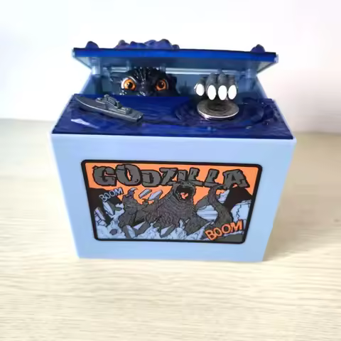 Bandai Godzilla Big Piggy Bank Piggy Bank for Kids Money Box Coin Box Piggy Bank for Adults Money Ba