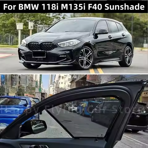 Suitable for BMW 1 SERIES F40 2019-2023 car window sunshade,front and side door sun baffle,mesh curt
