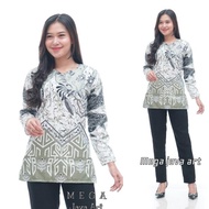 BAJU BATIK ATASAN KERJA WANITA NGAJAR BAJU GURU NGAJAR SERAGAMAN BAJU