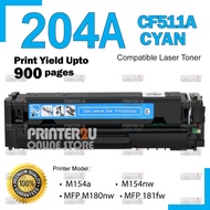 201A CYAN Compatible to H* 204A CF510A CF511A CF512A H* Color LaserJet Pro MFP M154A MFP M154nw M180