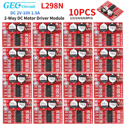 1-10PCS MX1508 DC Motor Driver Module 2V-10V 1.5A 2-Way Reversing PWM Speed Dual H Bridge Stepper Mo