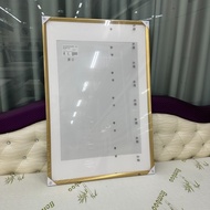 SILVERHOJDEN Frame, gold-color, gold color, 61x91 cm