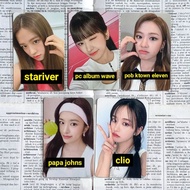 Wts want to sell lfb ina photocard an yujin ive pob ktown eleven clio r3 set a pc album wave starive