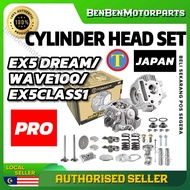 X PRO TOBAKI FOR EX5 DREAM / WAVE100 / EX5 CLASS 1 CYLINDER HEAD FULL STANDARD SET PRO HIGH QUALITY 
