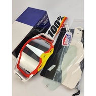 100 Percent RACECRAFT 2 Arsham Red Motocross Goggles Original