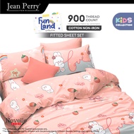 Novelle Fun Land Fitted Bedsheet Set - Cotton Non-Iron 900TC | Kid's Design