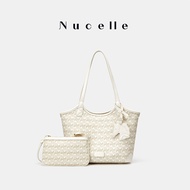 Nucelle Wave Tote Bag Womens Commuter Large Capacity Single Shoulder Bag Mother-Child Design Origina