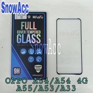 Hikaru Tempered Glass OPPO A33 A53/ A54/ A54 5G/ A55 Anti-Scratch Full Glass/