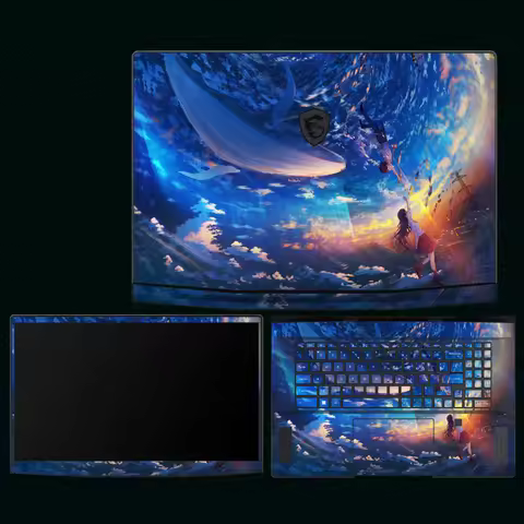 Laptop Custom Skin for MSI GF66/GF76/GF65/GF63 Colorful Printed Vinyl Skin Stickers for MSI GF63/GL6
