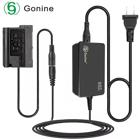 EH-5B Power Supply Adapter with LCD Display Kit for Nikon P520,P530,D600,D610,D750,D7000,D7100,D800,