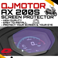SCREEN PROTECTOR QJMOTOR AX200S AX 200S AX 200 S PROTECTOR METER DASH BOARD TINTED ACCESSORIES ACCES