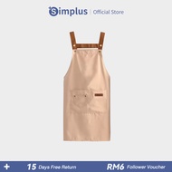 Simplus Kitchen Apron Waterproof Canvas Material