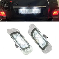 2Pcs For Mercedes Benz W164 X164 W251 ML GL R Class White 6000K Error Free Led License Plate Lamp Bu