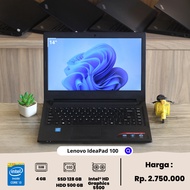 Laptop sekolah Lenovo 14 inch sudah SSD