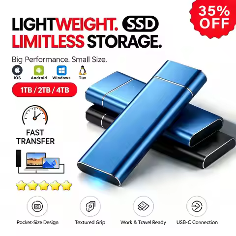 Original mechanical hard drive, portable solid-state drive SSD 4TB, large capacity portable hard dri