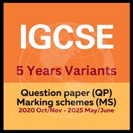 5 YEARS IGCSE Past Exam Papers (2025 ,2024, 2023, 2022, 2021, 2020) May/June & Oct/Nov | Question Pa