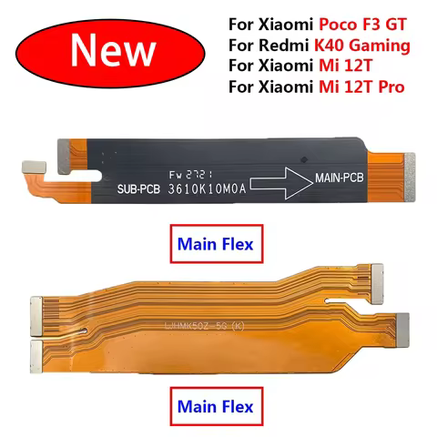 10 Pcs For Xiaomi Poco F3 GT / Mi 12T Pro / Redmi K40 Gaming Main Board Mainboard Motherboard Connec