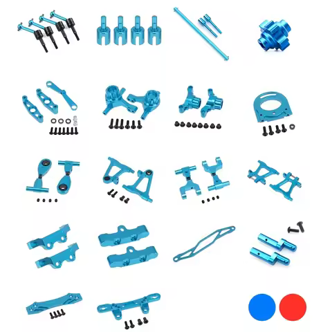 Tamiya TT02 Full Set Metal Upgrade Parts Kit Drive Shaft CVD Steering Cup Diff Cup Steering Assembly