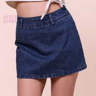 6IXTY8IGHT PEALLE, Denim Skirt SK11686