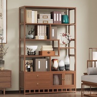 Multi-Grid Shelf Bogu Shelf Thickened Office Display Cabinet Durable Cabinet New Tea Chinese Style B