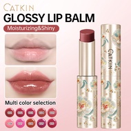 Catkin Glossy Lip Balm Tinted Lip Balm Luminous Hydrating Tinted Lip Oil Shine Moisturizing Non-stic