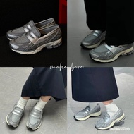 Original Standard NB 1906L silver loafers，Retro low-top design suitable for vacation or everyday wea