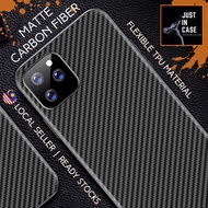 Redmi Note 11 11s/Note 11 Pro 5G/Note 11 Pro Plus + 5G Matte Carbon Fiber Flexible Soft Slim TPU Pho