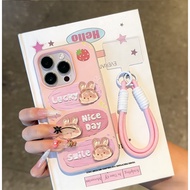2-In-1 Bunny Cute Lucky Casing Oppo Reno 15F 15 Pro Max A6T Pro 5G A6X 14F A3X A5 Pro A5 2025 A5I Ca