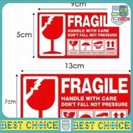 1000PCS Stiker mudah pecah  FRAGILE Sticker Fragile Label Warning Label