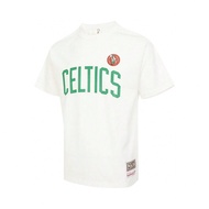 เสื้อยืดแขนสั้นคอถักแบบชีวิตรวมเพศ Mitchell & Ness ปี 2024 TMNT524-10-BCE-1-WHITE