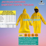 New- Original Samudra Raincoat Yellow Safety Raincoat