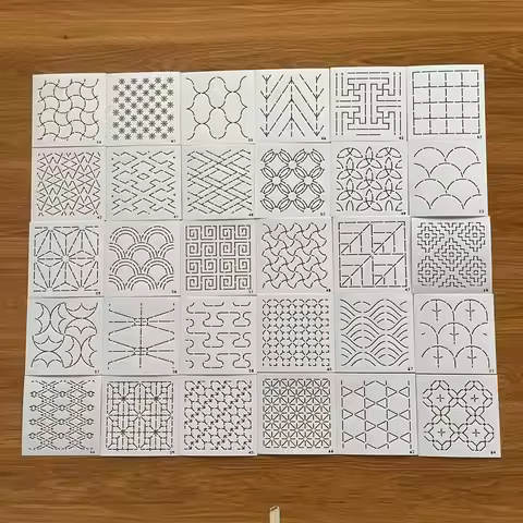 embroidery kit patchwork Hand account sewing Drawing tools Quilting ruler Sashiko design soft mould