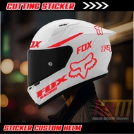 Fox/ Helmet Cutting Sticker
