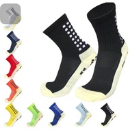 [SOCKS KAMI] 1 pair football socks, futsal socks, stokin hitam, stoking sukan, anti-slip socks, grip