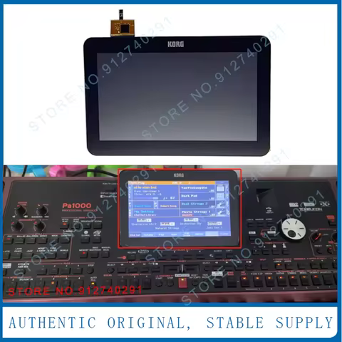 Original New 7 Inch LCD Display Screen With Touch Screen For Korg PA4X PA700 PA1000 LCD Monitor For