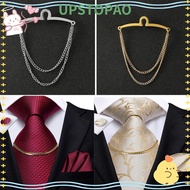 UPSTOPAO Tie Chain Wedding Tie Accessories Jewelry Necktie Accessories Business Shirt Chain-buckle