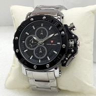 [ ORIGINAL 100% ] Jam Tangan Pria SWISS ARMY Crono Aktif Terlaris dan Terbaru Jam Tangan Anti Air SA