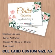 CUE CARD MC ACRYLIC Q CARD EVENT DIVIDER EVENT EVENT EVENT
