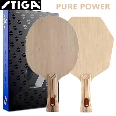 Original STIGA Pure Power Table Tennis Blade 7-Ply Wood OFF Ping Pong Blade Cybershape 2 Limba 5 Ayo