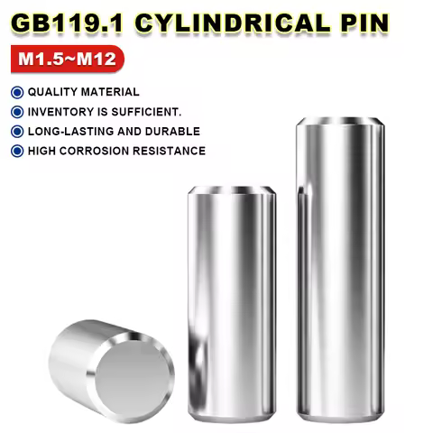 M1.5 M2 M2.5 M3 M4 M5 M6 M8 M10 M12 304 SS Locating Pin, Cylindrical Positioning Alignment Dowel Pin