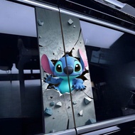 2PCS Stitch car sticker b-pillar car sticker cartoon middle pillar sticker