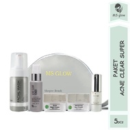 MS glow - Acne Super Clear Package (Acne Clear Toner) - 5 pcs