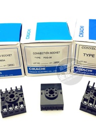 Original Agent Taiwan Jiayang CIKACHI Relay Base PF083A Round 8 Pins 085A P3G-08 SH-3 992